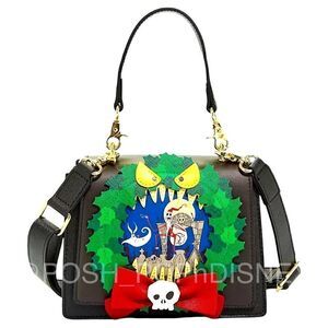 LOUNGEFLY Disney The Nightmare Before Christmas Wreath Handbag Jack and zero